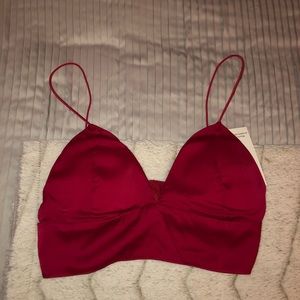 Tobi Red Crop Top
